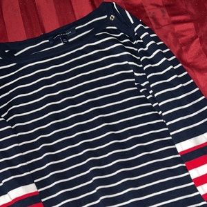 Striped Half-sleeve Shirt